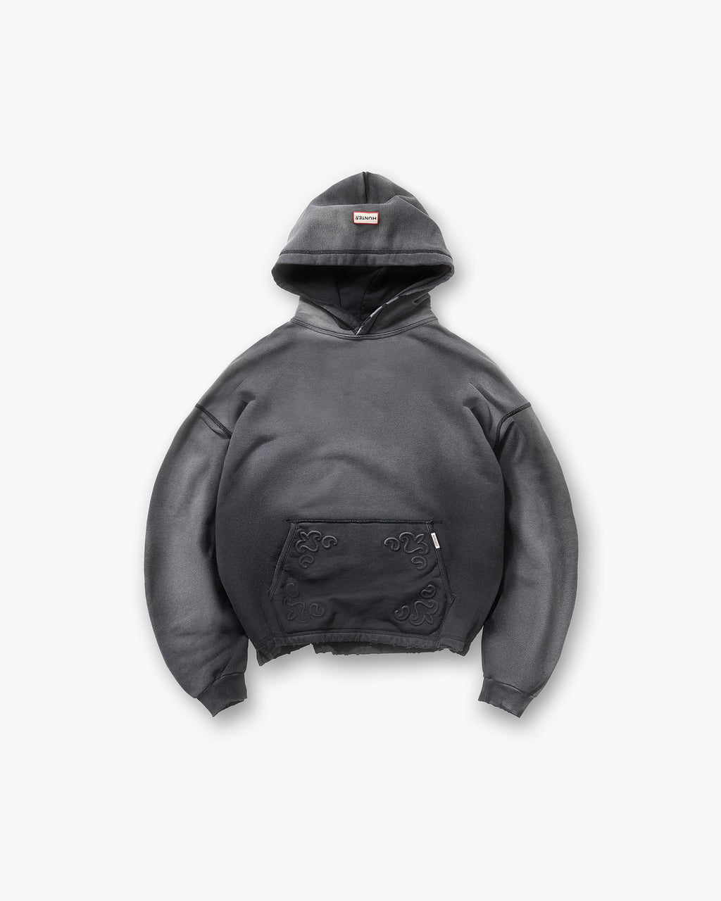 Represent X Hunter Hoodie - Stained Black