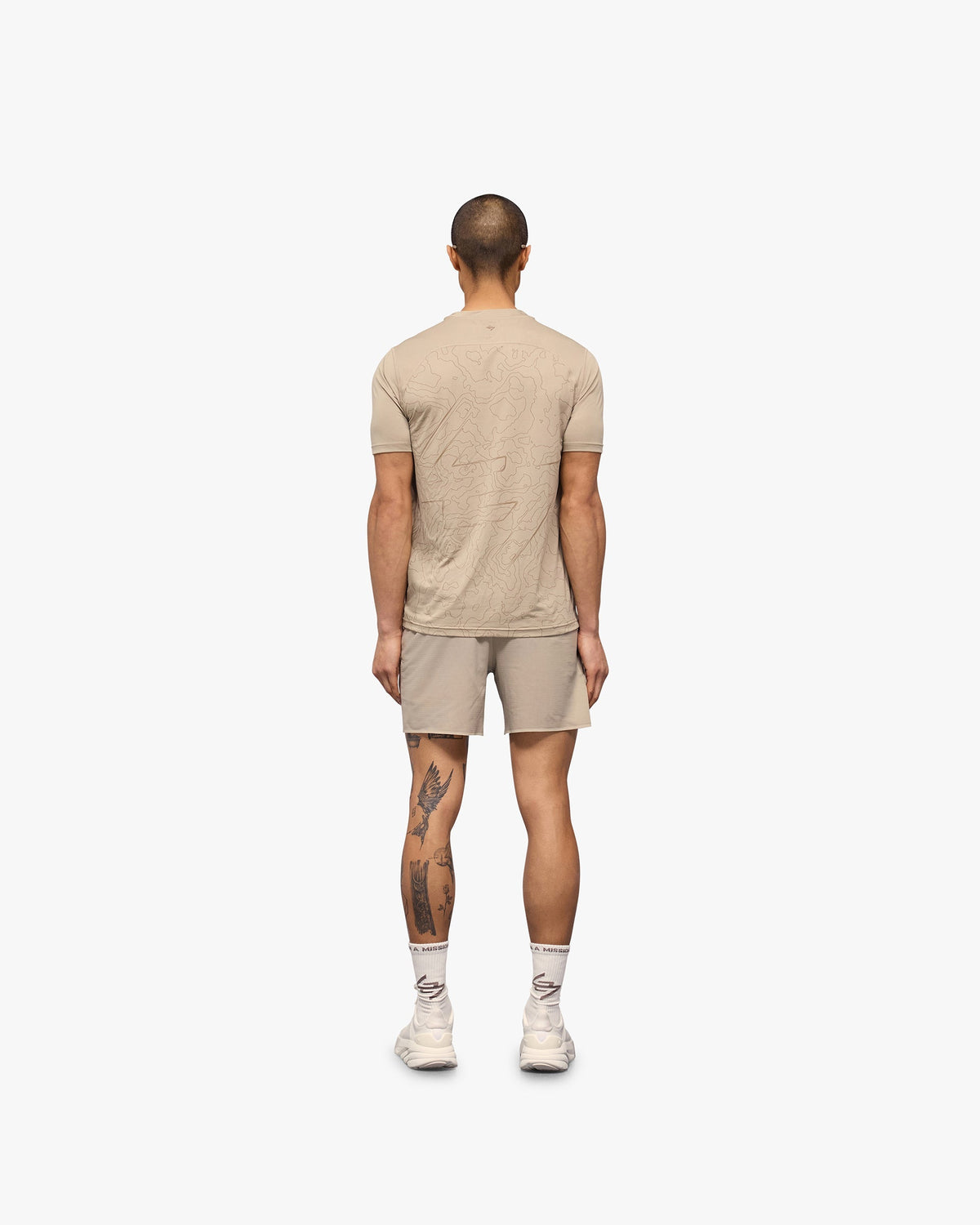 247 Contour Run T-Shirt - Pebble