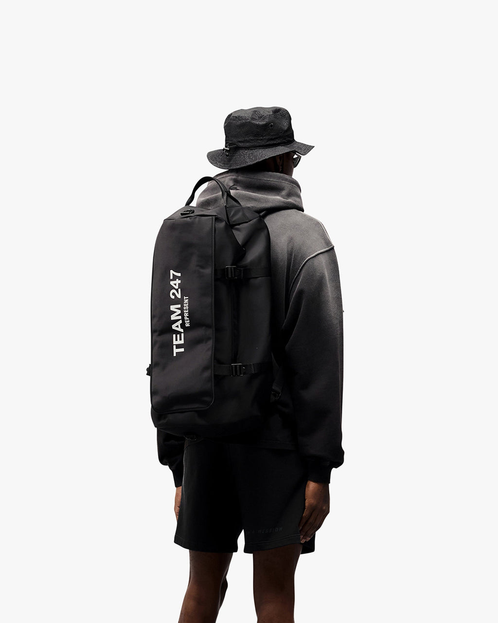 247 Motion Oversized Hoodie  - Black