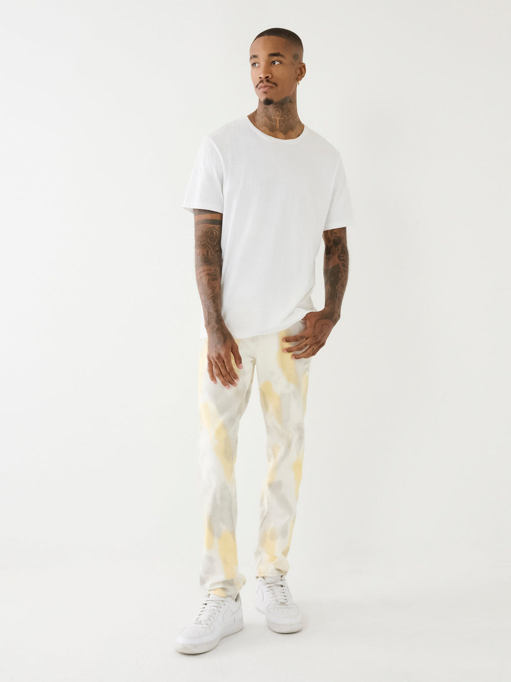 True Religion Rocco Jeans Forget Me Not Tie Dye Wash