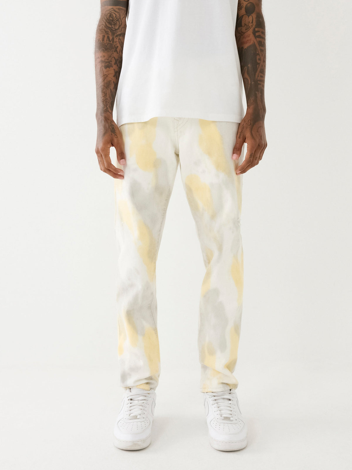 True Religion Rocco Jeans Forget Me Not Tie Dye Wash