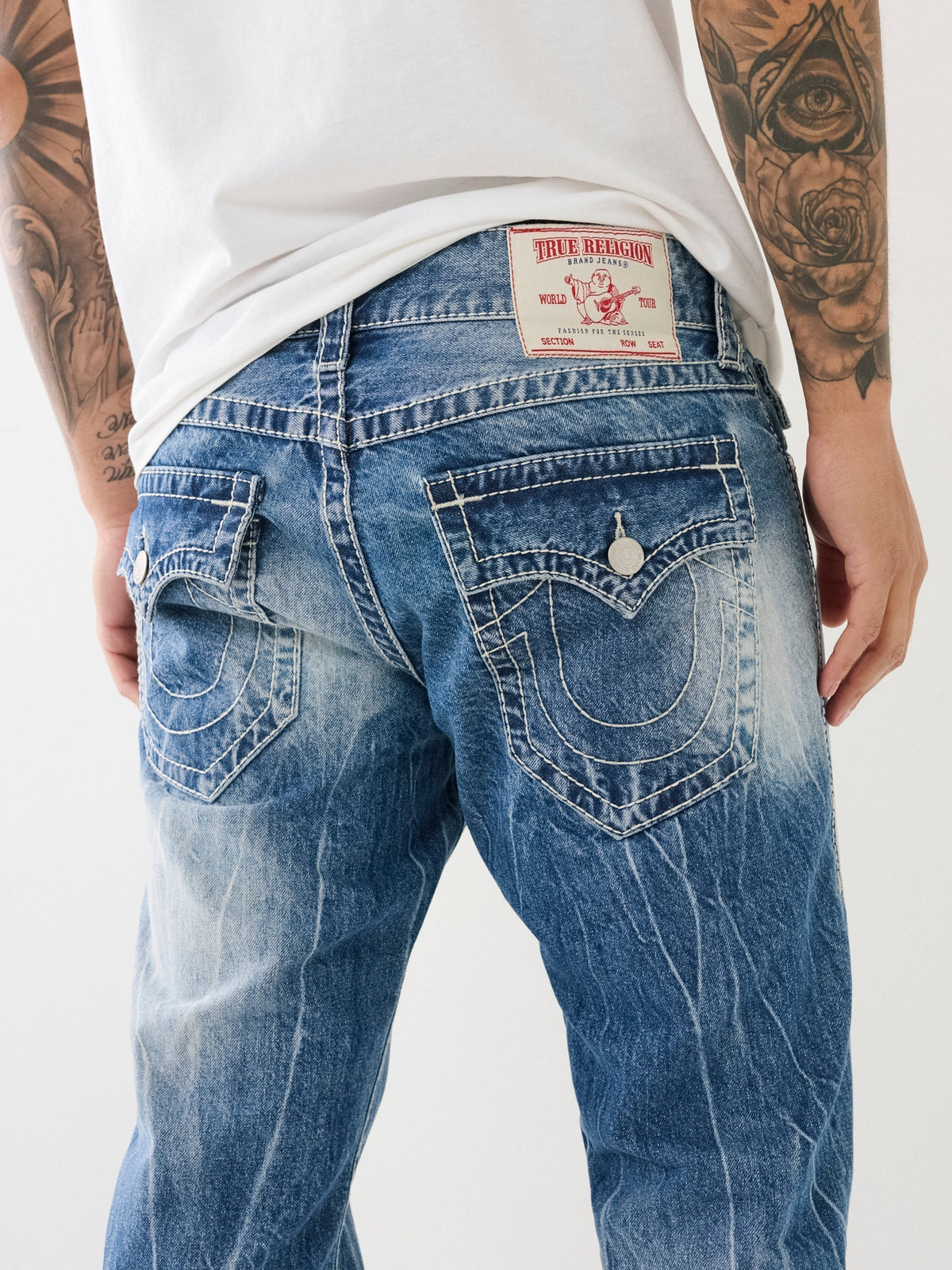 True Religion Ricky Blue Submarine Medium Wash