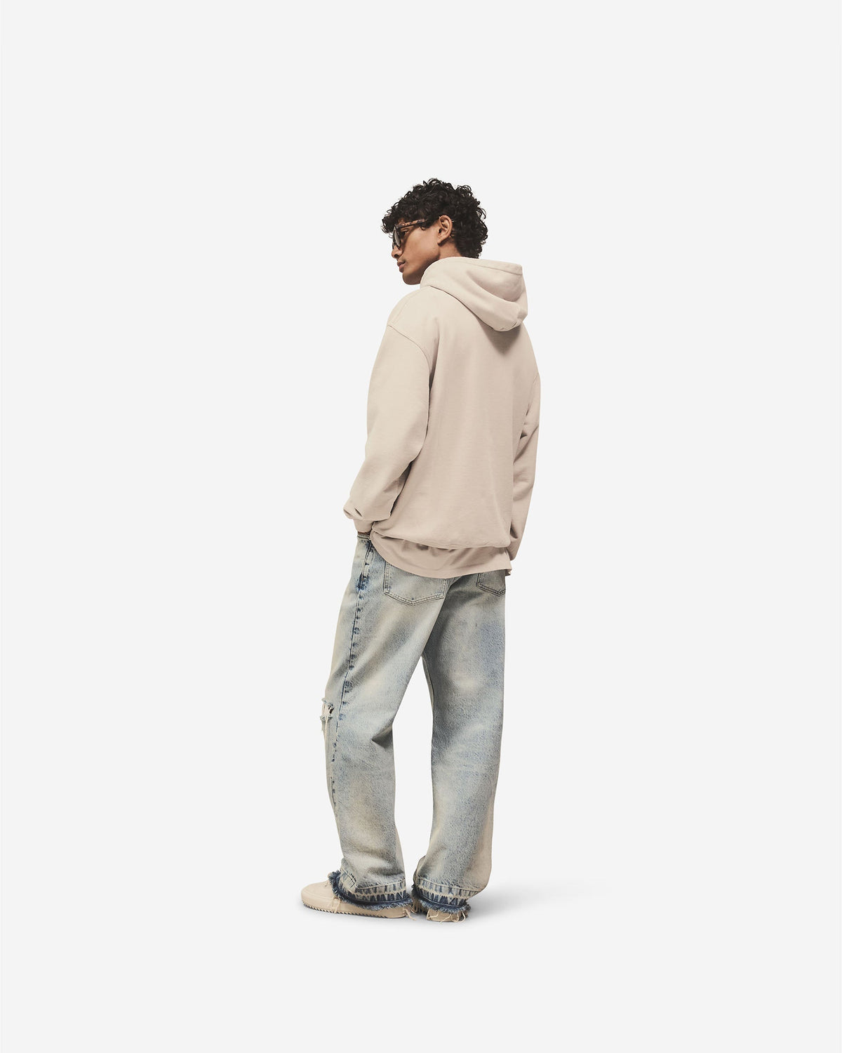 Script Logo Hoodie - Concrete