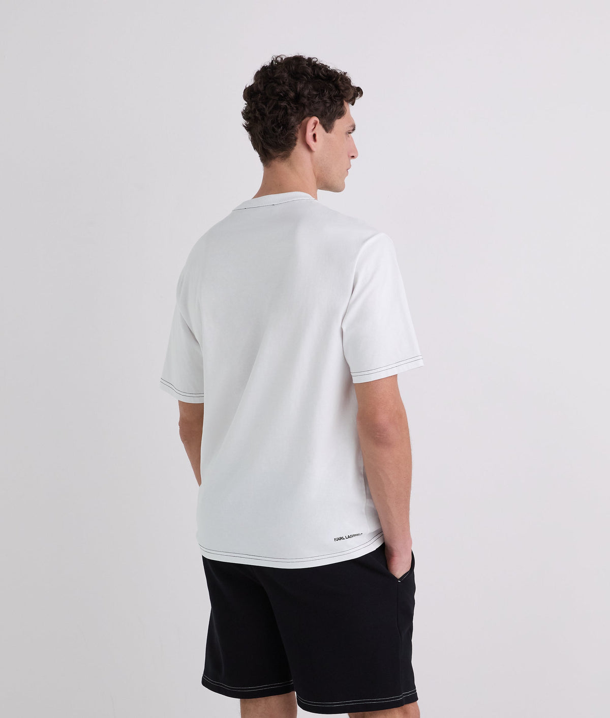 Contrast stitch T-shirt
