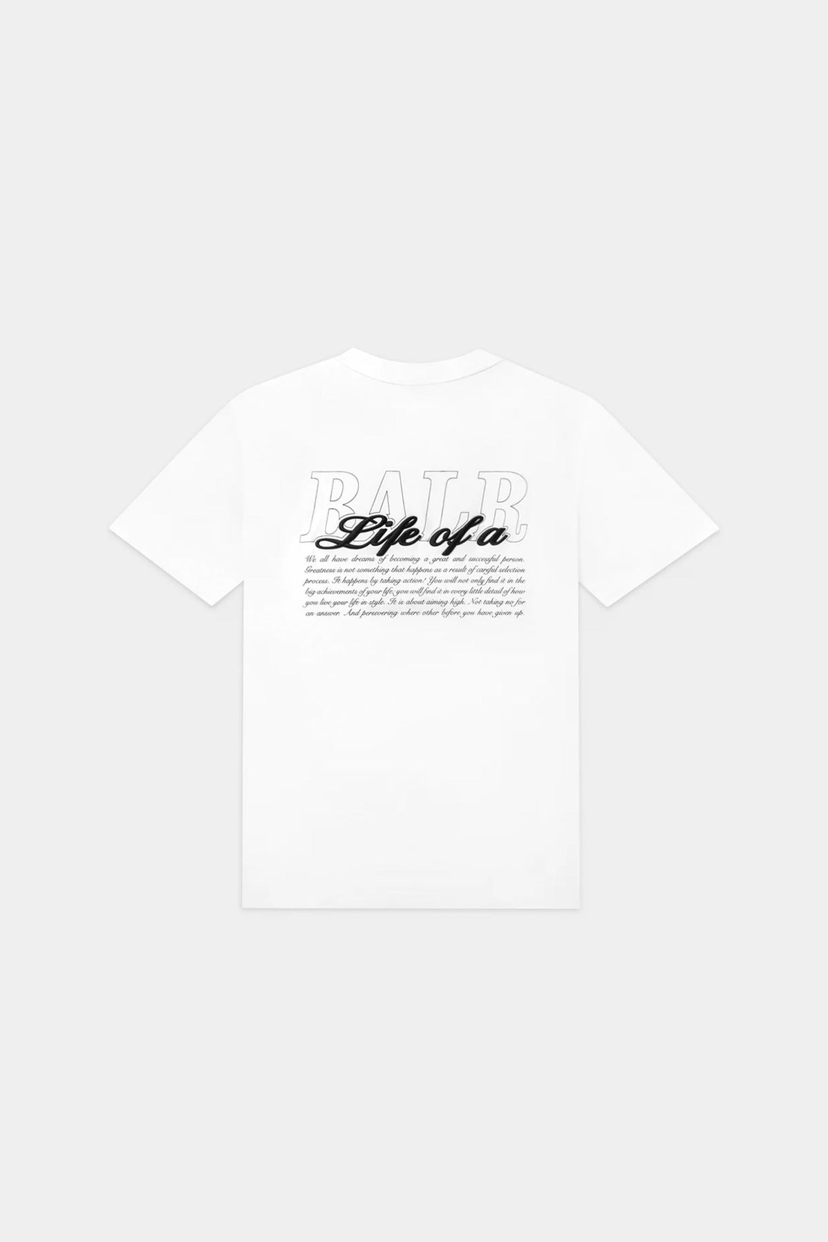 Script T-Shirt Bright White