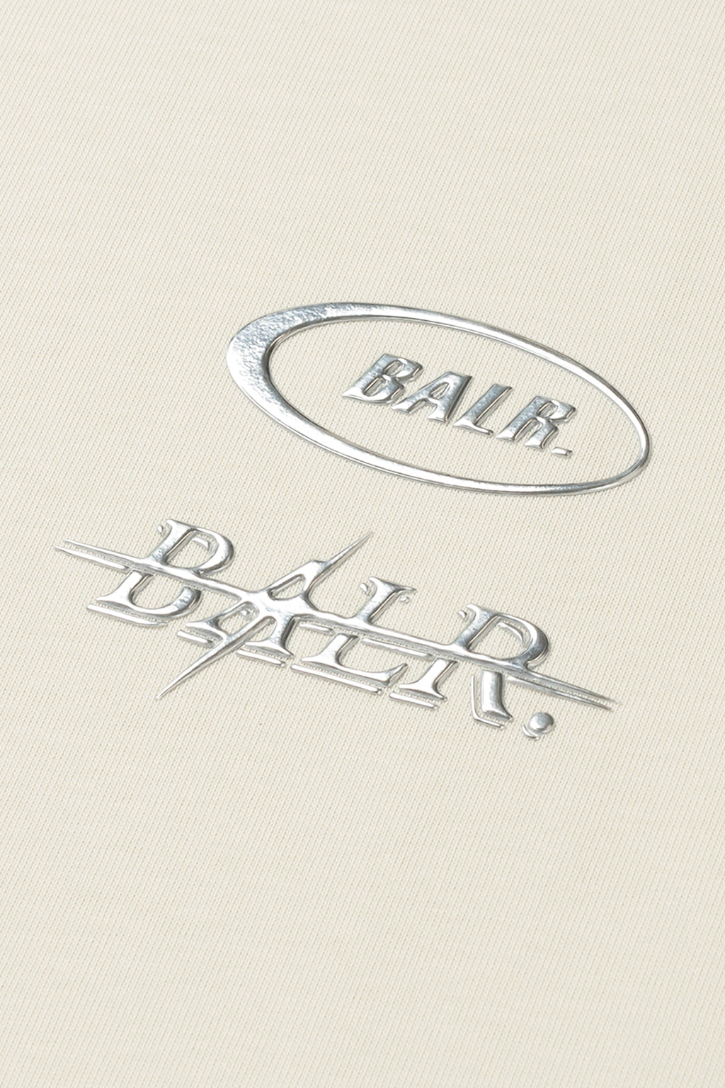 Metallic Box T-Shirt Light Beige