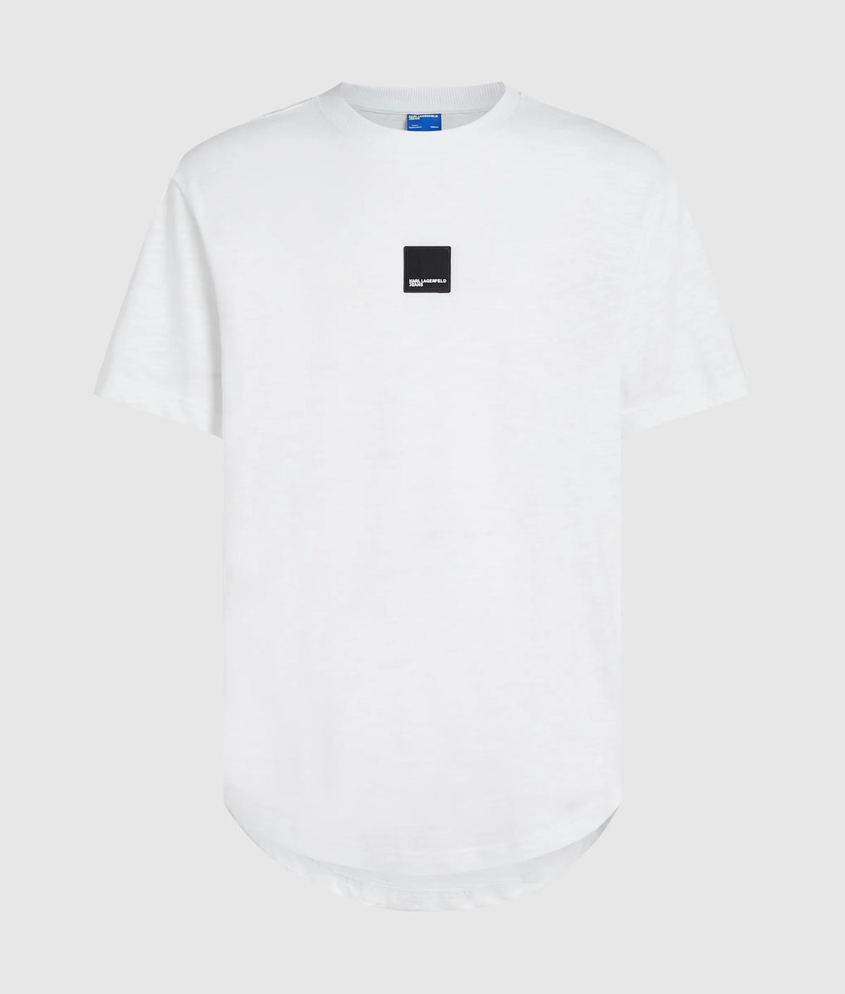 Curved hem T-shirt