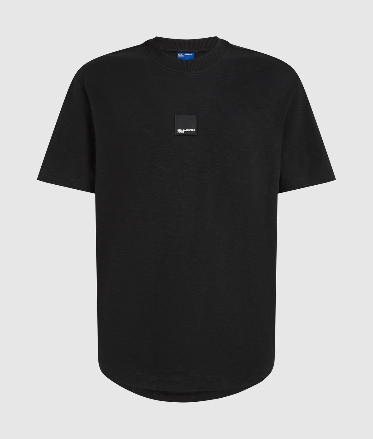 Curved hem T-shirt
