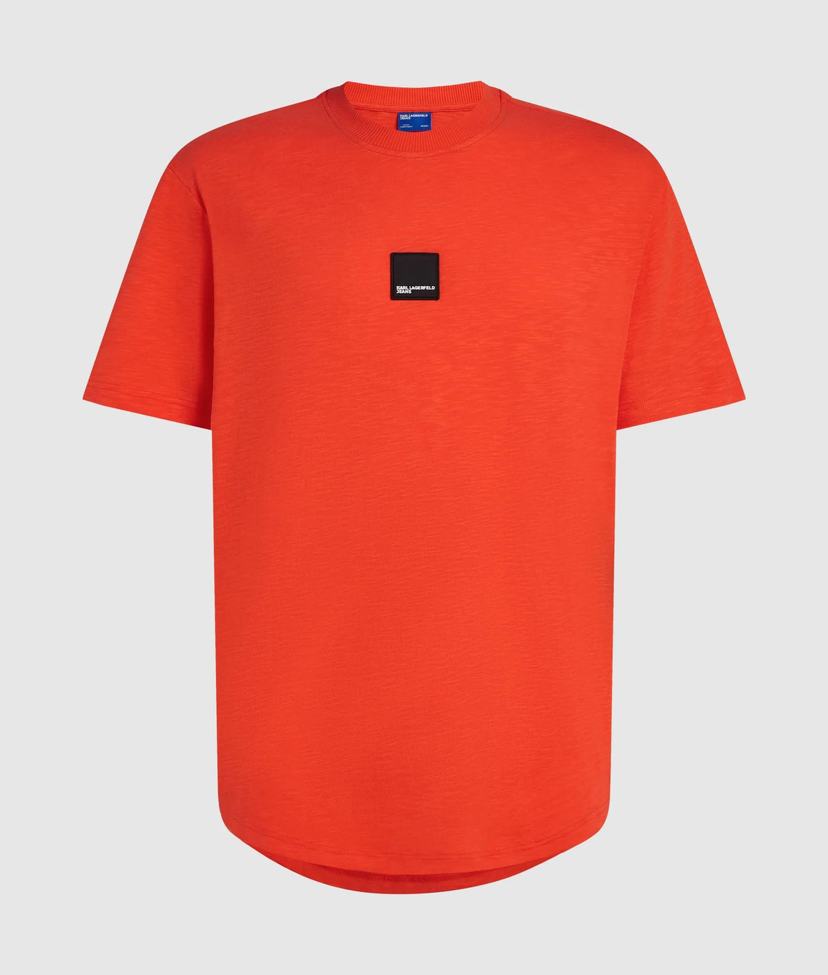 Curved hem T-shirt