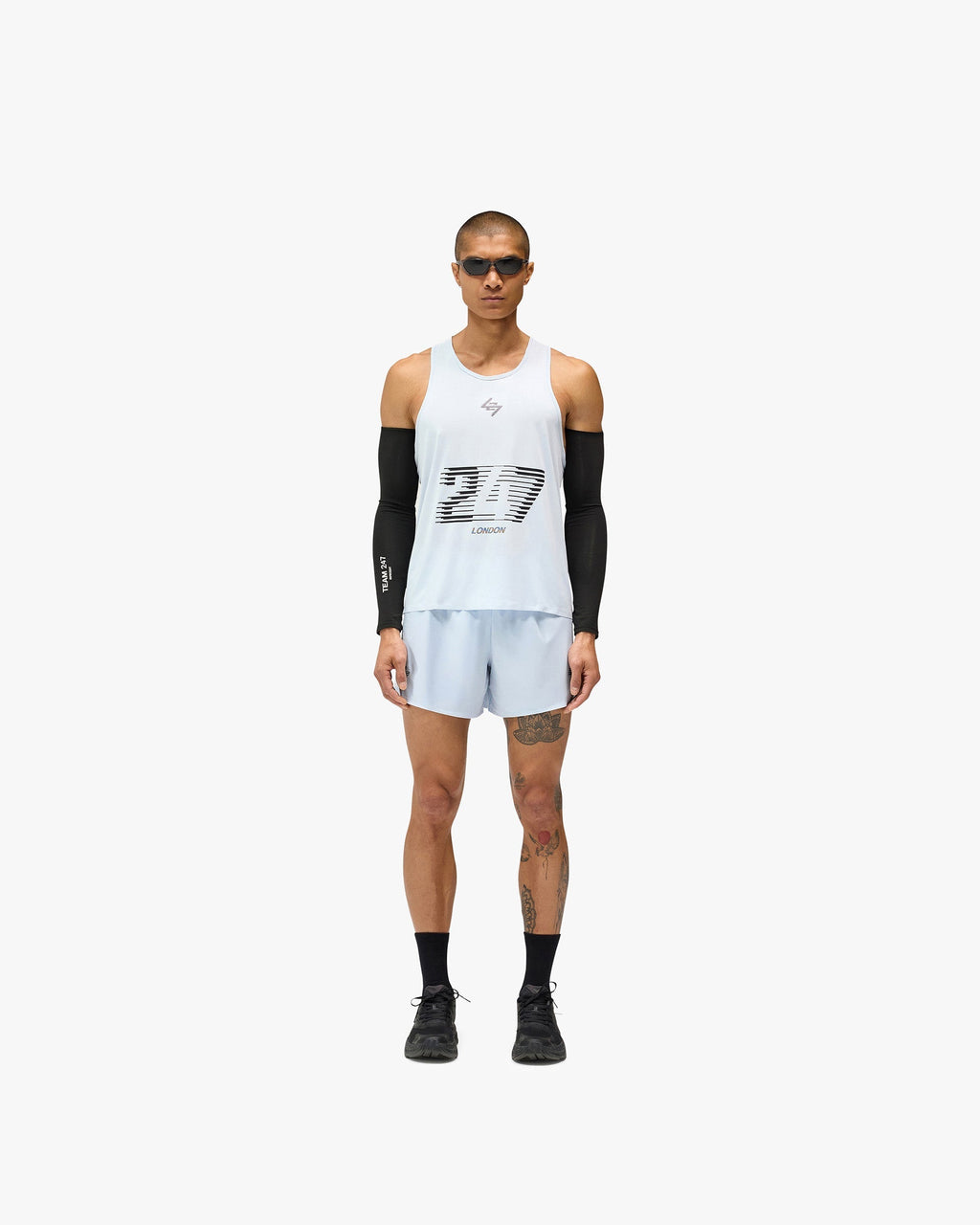 247 London Singlet - Blue
