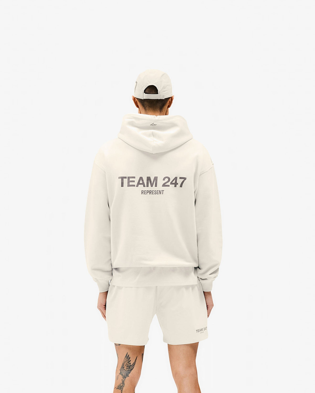 Team 247 Oversized Hoodie - Cream