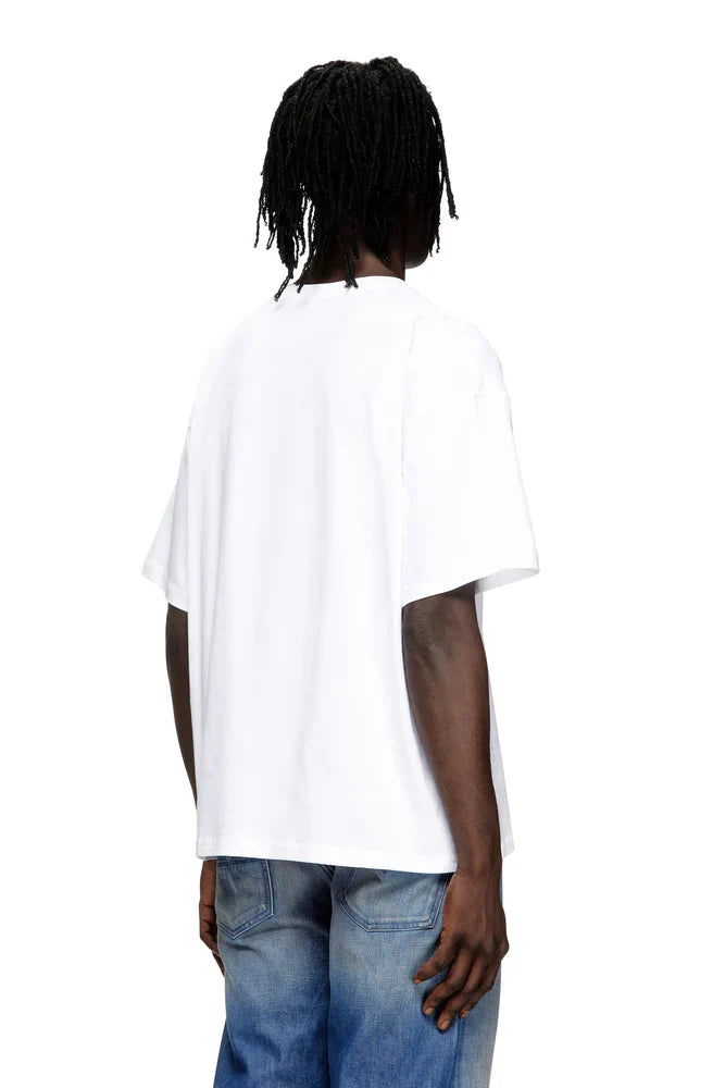 Cotton t-shirt with Shark mouth print