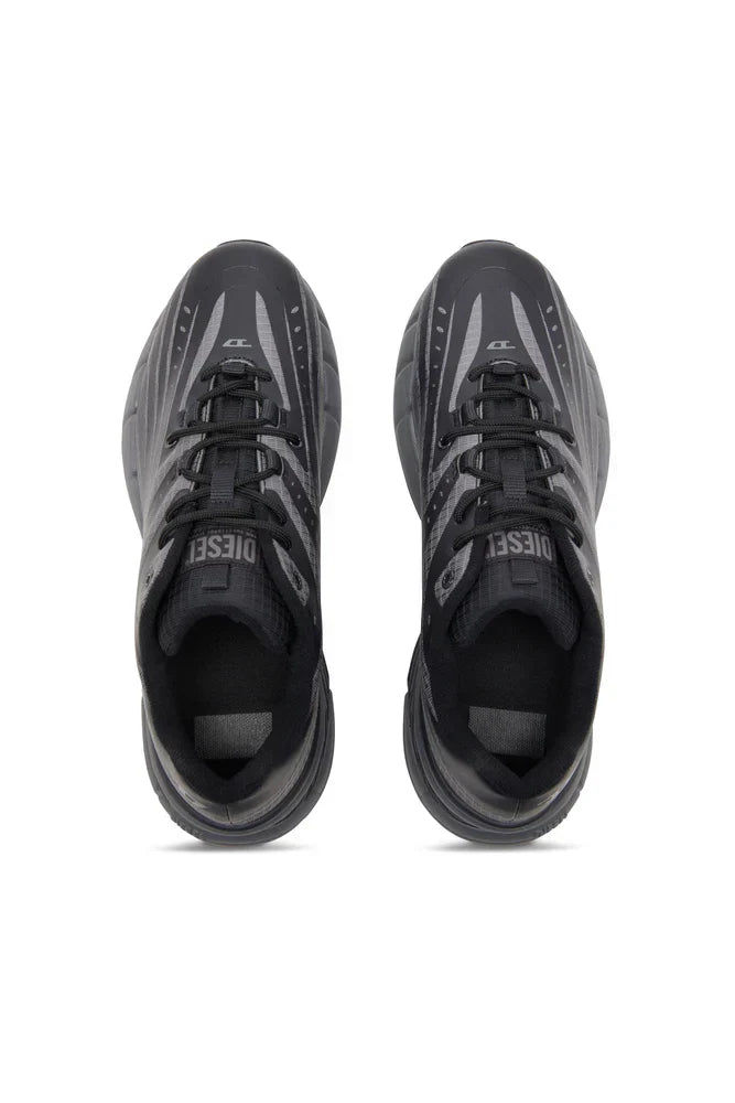 D-Airspeed Low-Striped sneakers in coated ripstop