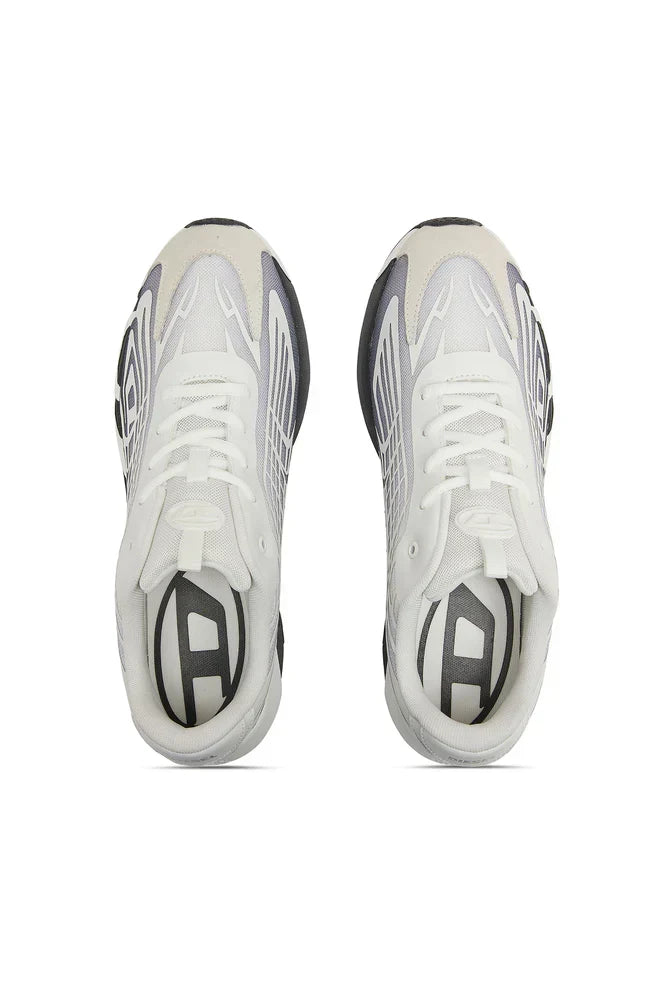 D-Vit-Sneakers in striped dégradé mesh