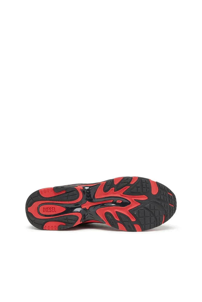 D-Vit-Sneakers in striped dégradé mesh