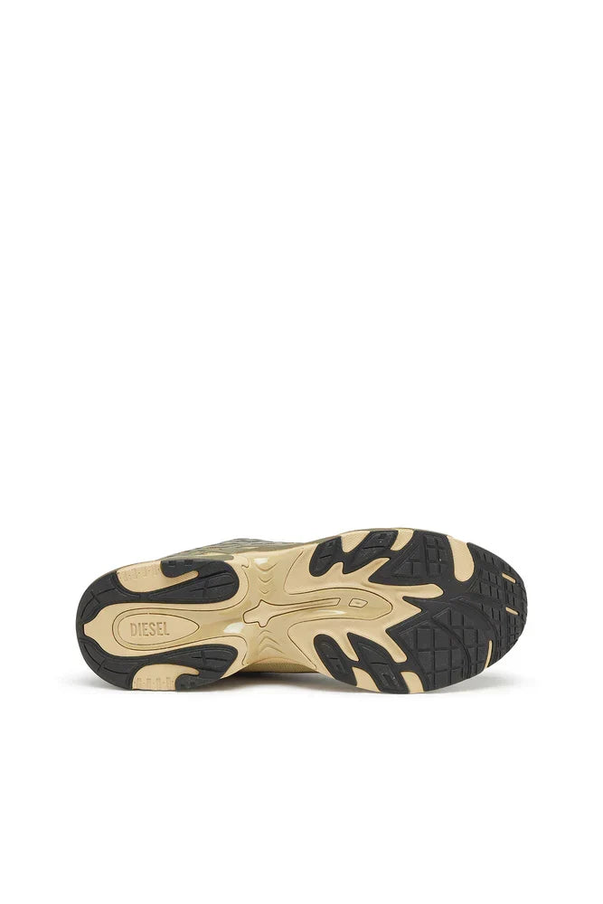 D-Vit-Sneakers in striped dégradé mesh