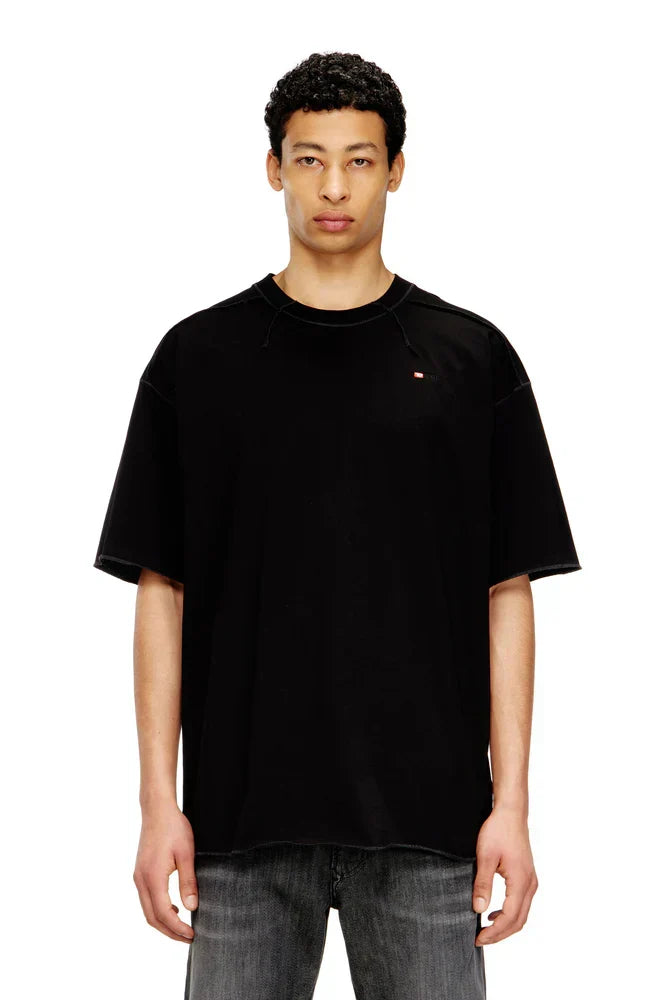 Cotton T-shirt with micro embroidery