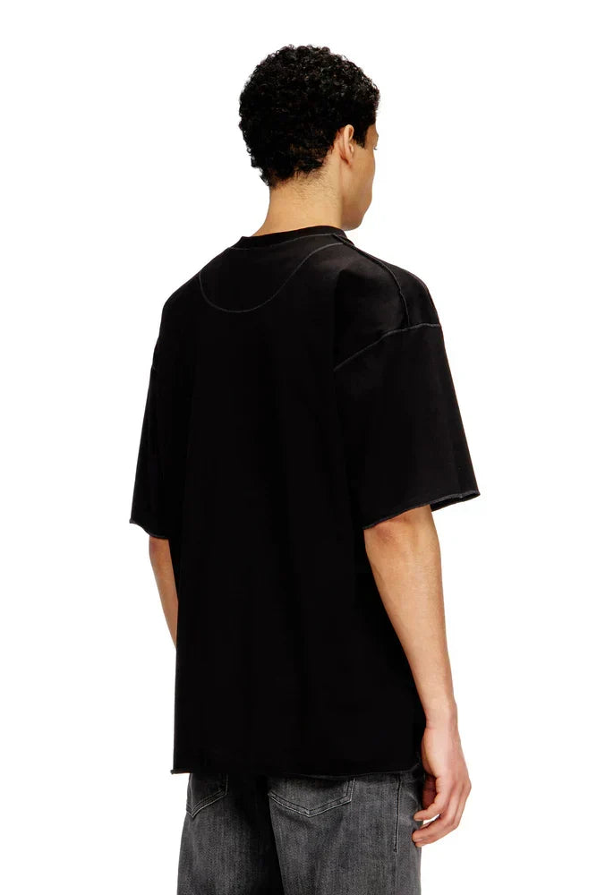 Cotton T-shirt with micro embroidery
