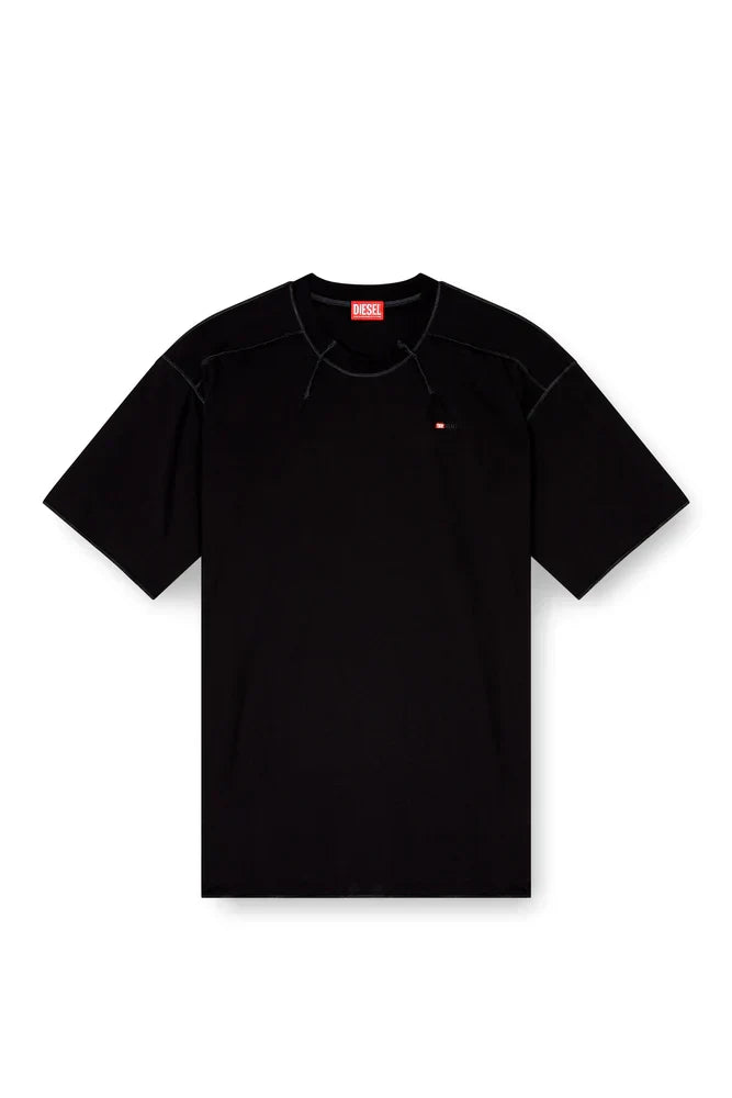 Cotton T-shirt with micro embroidery