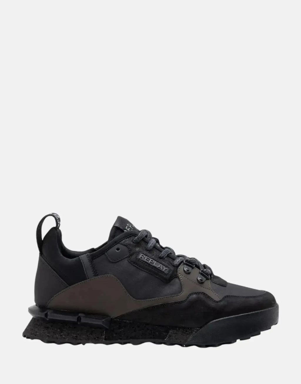 Replay Field Speed Raw Sneaker Black/Dk Grey