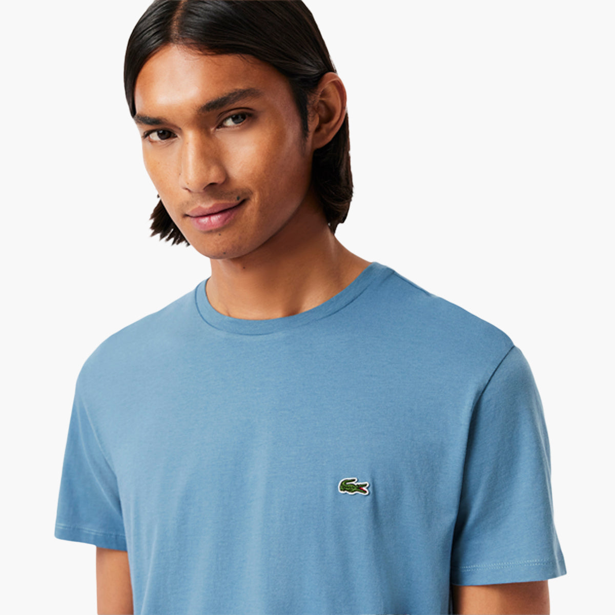 Crew Neck Pima Cotton Jersey T-Shirt