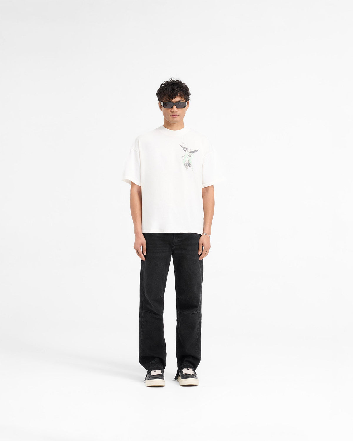 Archangel Initial T-Shirt - Salt