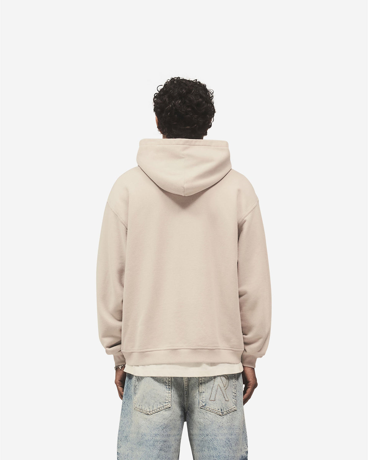 Script Logo Zip Hoodie - Concrete