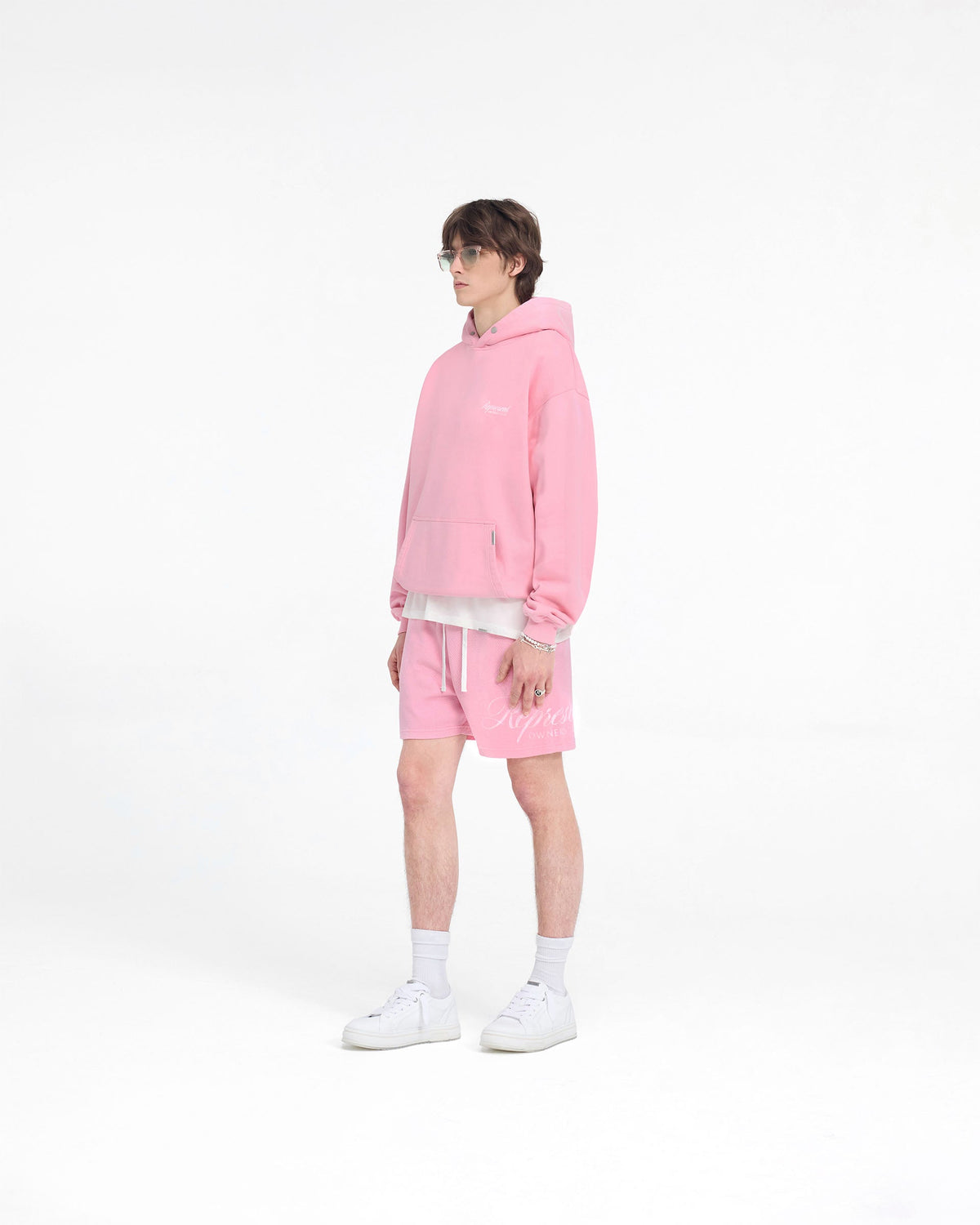Represent Owners Club Script Hoodie - Pink