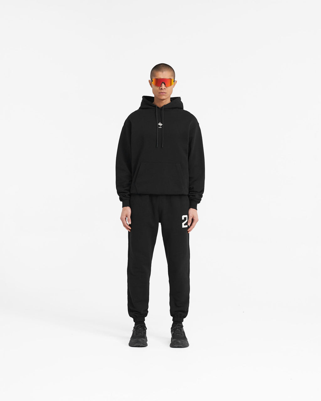 247 Oversized Hoodie - Jet Black