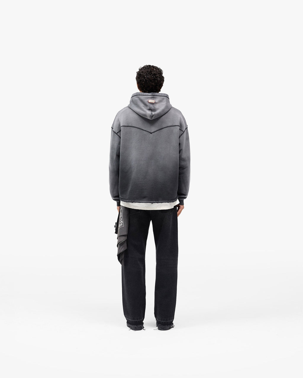 Represent X Hunter Hoodie - Stained Black