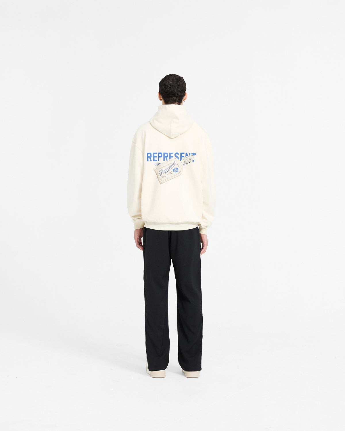 Luggage Tag Hoodie - Antique White
