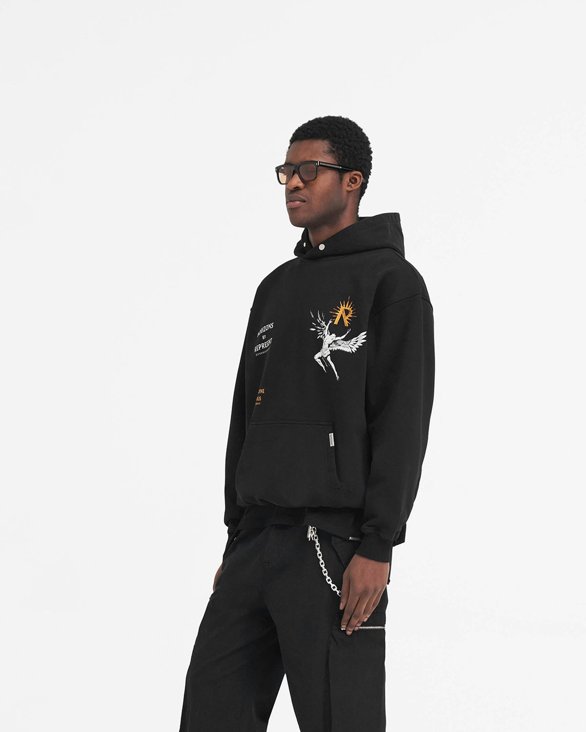 Icarus Hoodie - Jet Black