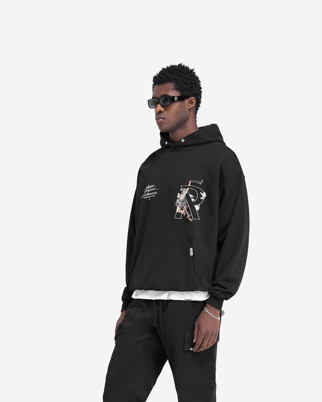 Hermes Hoodie - Jet Black